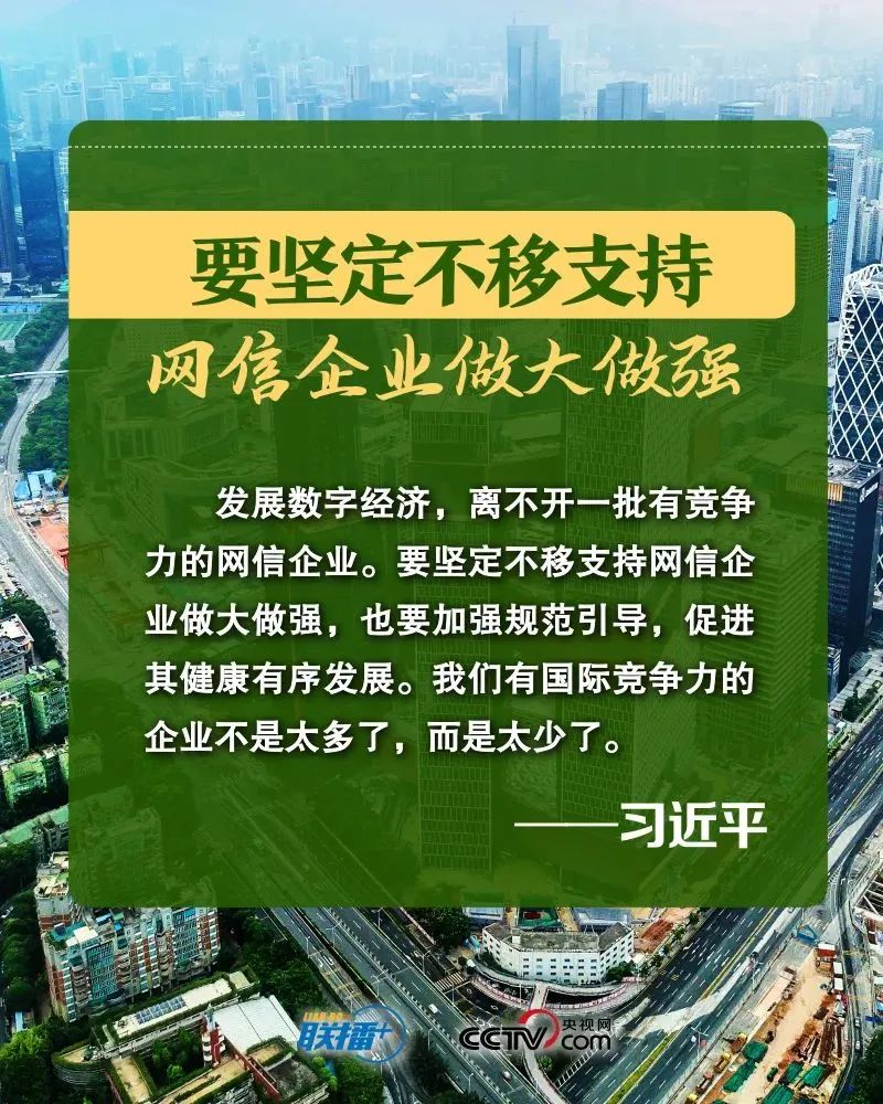 要堅定不移支持網信企業做大做強