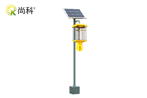 農用高桿太陽能殺蟲燈的結構及組成部件