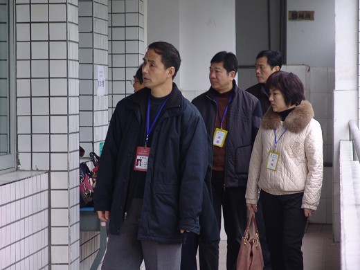 教材科科長林沿霖巡視考點