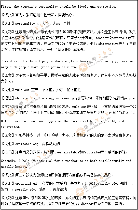 學(xué)位英語翻譯預(yù)測題