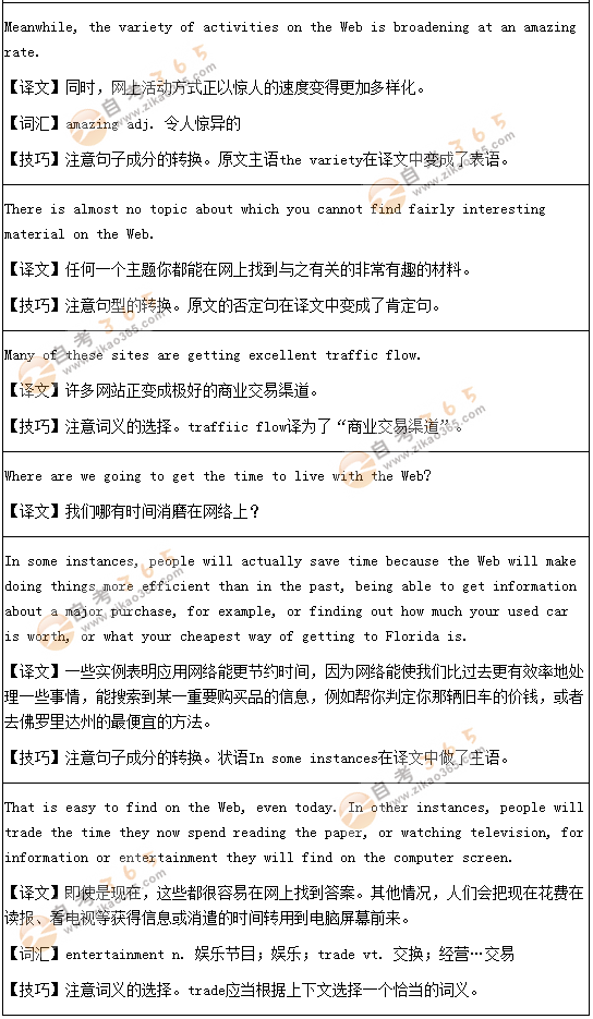 學(xué)位英語翻譯預(yù)測題