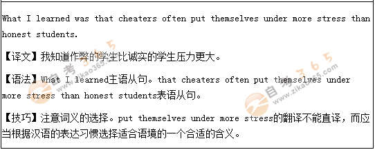 學(xué)位英語(yǔ)翻譯預(yù)測(cè)題