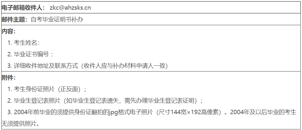 安徽自考補(bǔ)辦“畢業(yè)證明書”流程 安徽自考補(bǔ)辦“畢業(yè)證明書”流程