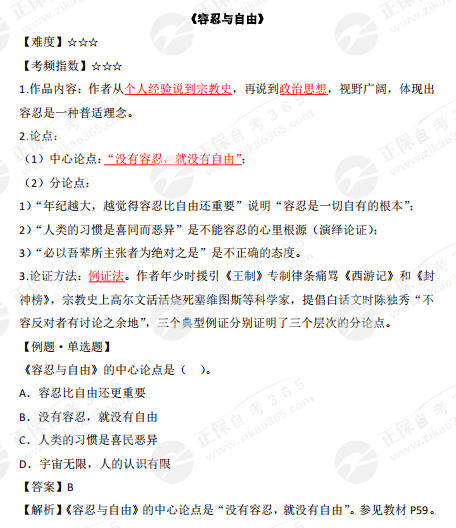 《容忍與自由》 《容忍與自由》