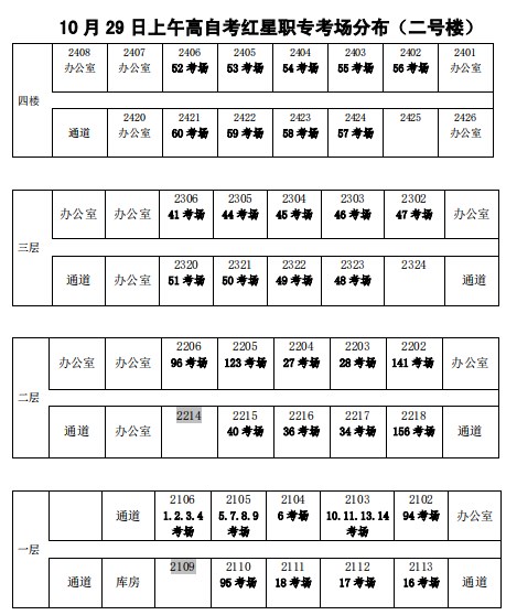 2023年下半年天津市紅橋區(qū)紅星職專自考考點考場示意圖4 2023年下半年天津市紅橋區(qū)紅星職專自考考點考場示意圖4