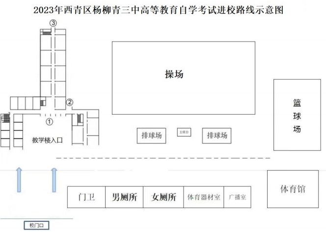 2023年下半年天津市西青區(qū)楊柳青三中自考考點考場示意圖1 2023年下半年天津市西青區(qū)楊柳青三中自考考點考場示意圖1