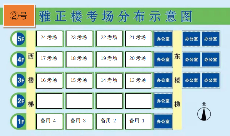 2023年10月淄博市自考考點考場平面圖6-3 2023年10月淄博市自考考點考場平面圖6-3
