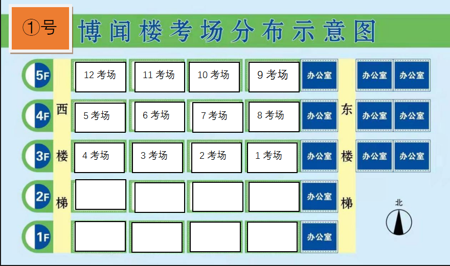 2023年10月淄博市自考考點考場平面圖6-2 2023年10月淄博市自考考點考場平面圖6-2