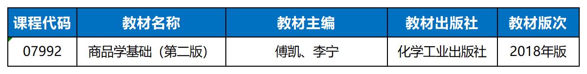 商品學(xué)基礎(chǔ)(2018年版)教材 商品學(xué)基礎(chǔ)(2018年版)教材
